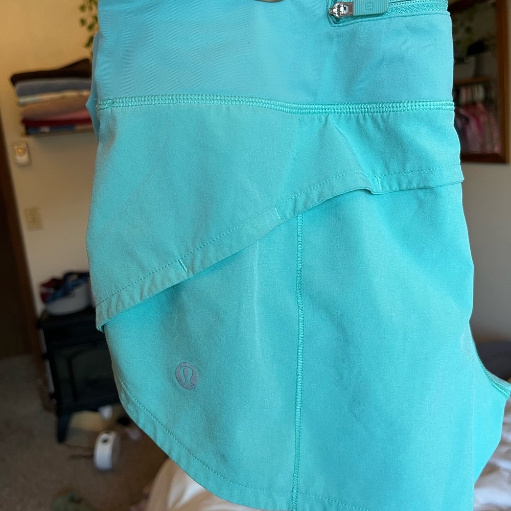 Lululemon Turquoise Shorts